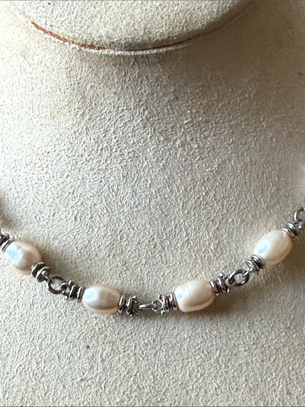 Honora White Iridescent Pearls in Sterling Silver!! - Picture 7 of 8